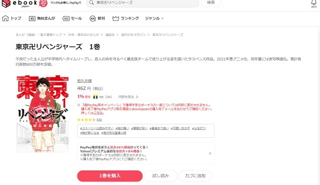 東京卍リベンジャーズの漫画全巻無料で一気読み!まんが村や漫画ビレッジの代わりでzipやrarは違法サイト?